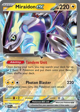 Miraidon ex 028 - Scarlet & Violet Promos