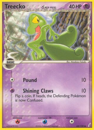 Treecko 68/100 - Crystal Guardians