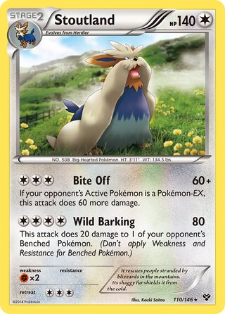 Stoutland 110/146 - XY Base