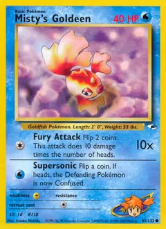 Misty's Goldeen 85/132 - Gym Heroes
