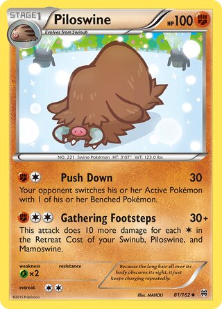Piloswine 81/162 - BREAKthrough
