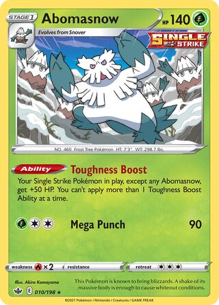 Abomasnow 010/198 - Chilling Reign