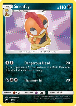 Scrafty 51/73 - Shining Legends