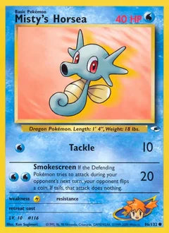 Misty's Horsea 86/132 - Gym Heroes