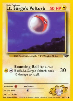 Lt. Surge's Voltorb 86/132 - Gym Challenge