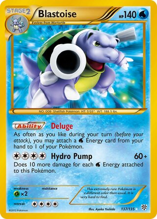 Blastoise 137/135 - Plasma Storm