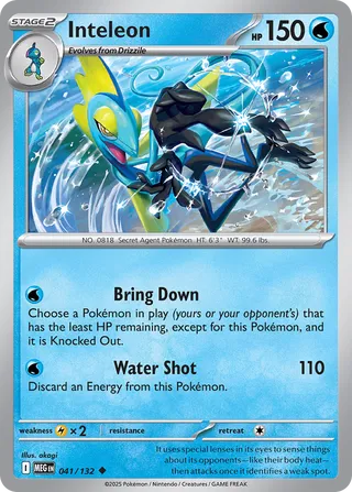 Inteleon 041/132 - Mega Evolution Base