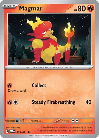 Magmar 009/091 - Paldean Fates