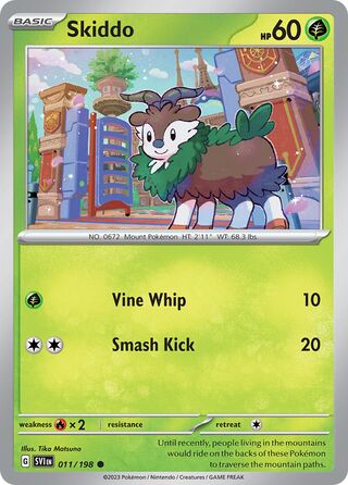 Skiddo 011/198 - Scarlet & Violet Base