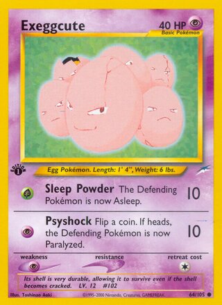 Exeggcute 64/105 - Neo Destiny