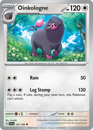 Oinkologne 157/198 - Scarlet & Violet Base