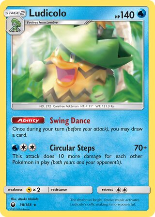 Ludicolo 38/168 - Celestial Storm