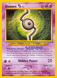 Unown [S] 87/105 - Neo Destiny