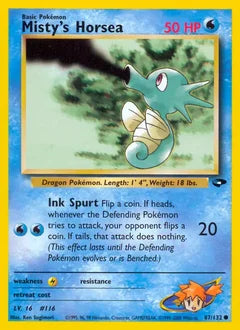 Misty's Horsea 87/132 - Gym Challenge