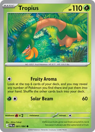 Tropius 001/084 - Pitch Black