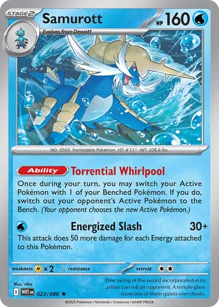 Samurott 023/086 - White Flare
