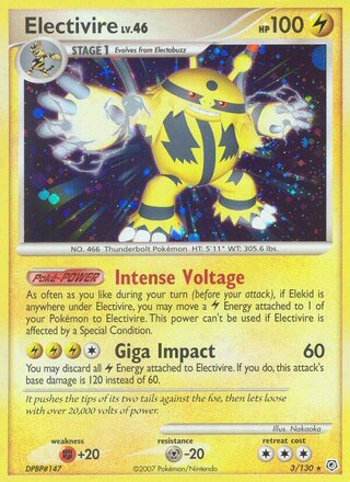 Electivire 3/130 - Diamond & Pearl Base