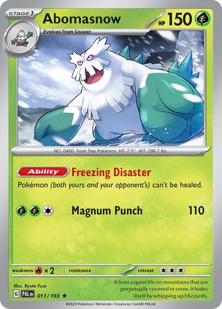 Abomasnow 011/193 - Paldea Evolved