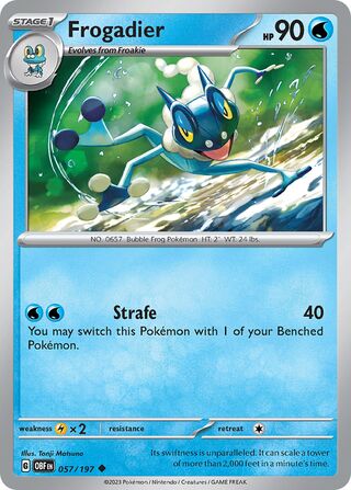 Frogadier 057/197 - Obsidian Flames