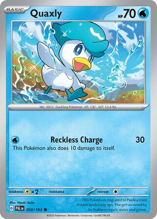 Quaxly 050/193 - Paldea Evolved
