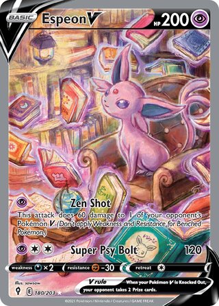 Espeon V 180/203 - Evolving Skies