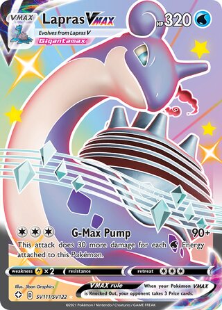 Lapras VMAX SV111/SV122 - Shining Fates