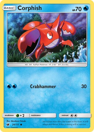 Corphish 24/111 - Crimson Invasion
