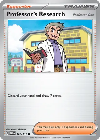 Professor's Research 122/131 - Prismatic Evolutions