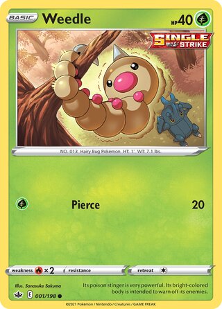 Weedle 001/198 - Chilling Reign