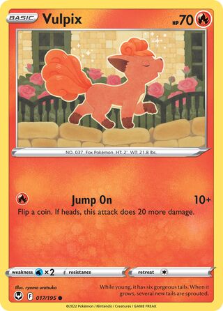 Vulpix 017/195 - Silver Tempest