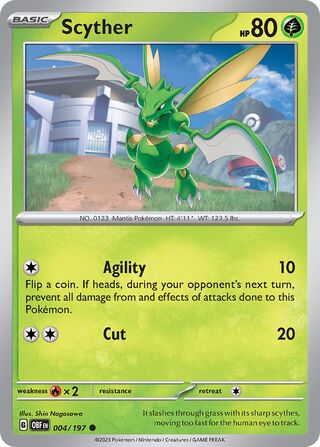 Scyther 004/197 - Obsidian Flames