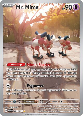 Mr. Mime 179/165 - Scarlet & Violet 151