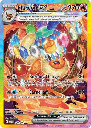Flareon ex 146/131 - Prismatic Evolutions