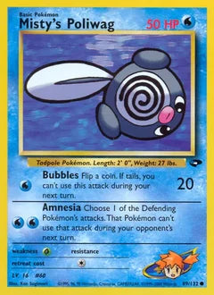 Misty's Poliwag 89/132 - Gym Challenge