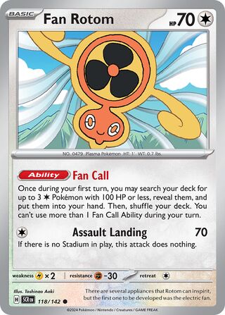 Fan Rotom 118/142 - Stellar Crown