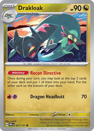 Drakloak 072/131 - Prismatic Evolutions