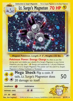 Lt. Surge's Magneton 8/132 - Gym Heroes