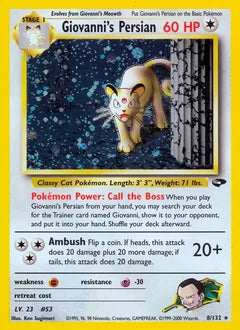 Giovanni's Persian 8/132 - Gym Challenge