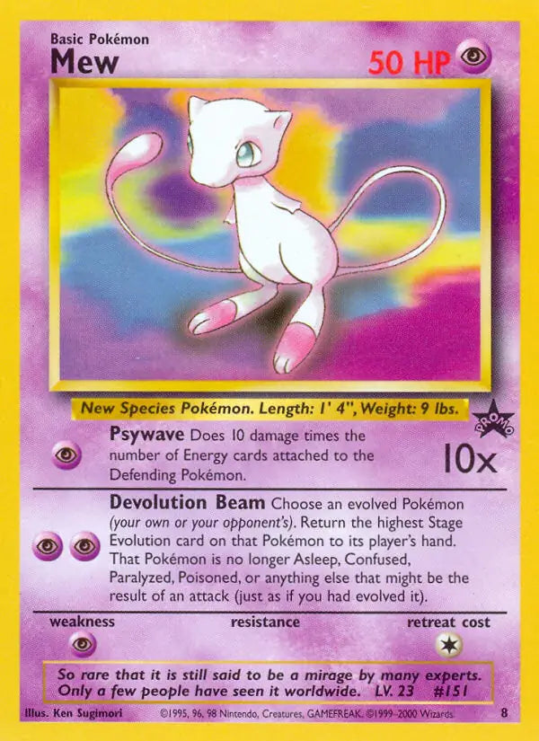Mew 8 - WOTC Promo