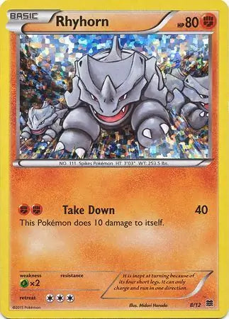 Rhyhorn 8 - McDonald's Promos 2015