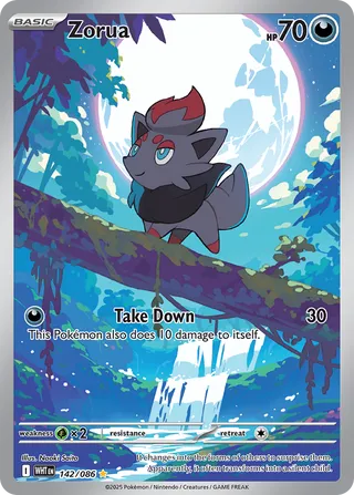 Zorua 142/086 - White Flare