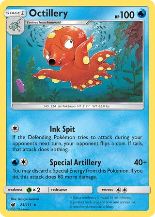 Octillery 23/111 - Crimson Invasion