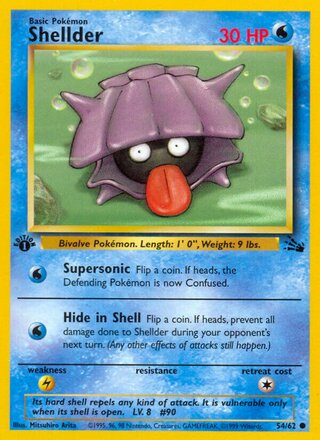 Shellder 54/62 - Fossil