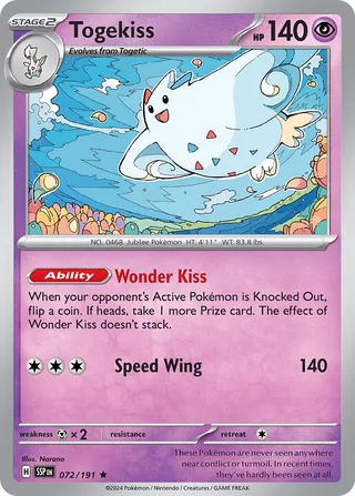 Togekiss 072/191 - Surging Sparks