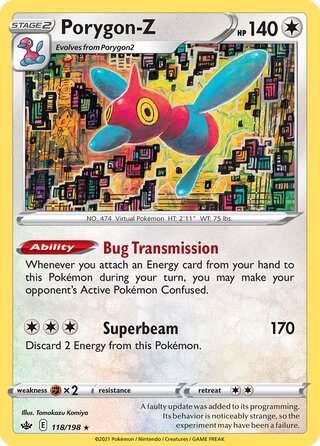 Porygon-Z 118/198 - Chilling Reign