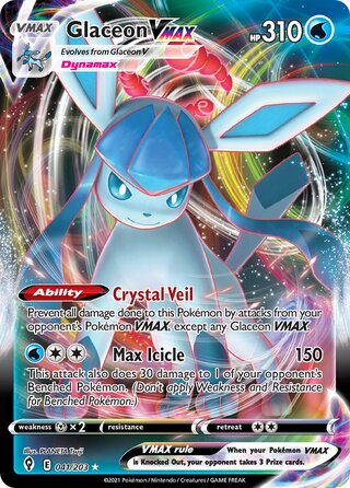 Glaceon VMAX 041/203 - Evolving Skies