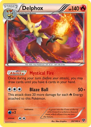 Delphox 26/146 - XY Base