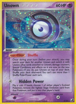 Unown D/28 - Unseen Forces