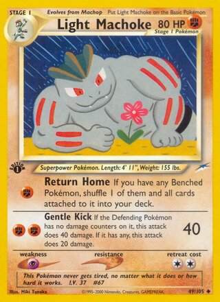 Light Machoke 49/105 - Neo Destiny