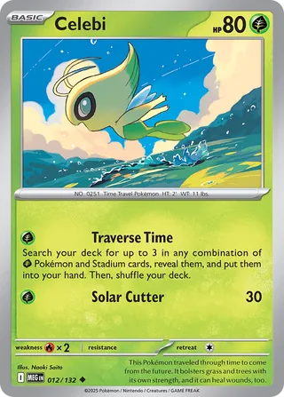 Celebi 012/132 - Mega Evolution Base